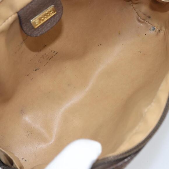 GUCCI GG Supreme Clutch Bag PVC Beige Auth hk3292 - Picture 10 of 16